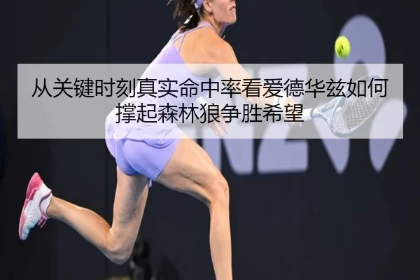 从关键时刻真实命中率看爱德华兹如何撑起森林狼争胜希望（pg）